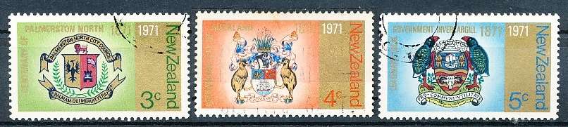 NEW ZEALAND   - 1971   Anniversary of Cities   -    FINE USED