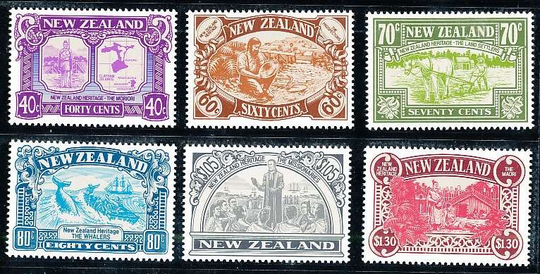NEW ZEALAND   - 1989   New Zealand Heritage - The People   SET -    FINE MINT