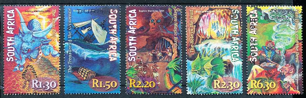 RSA -  2001  -   Myths and Legends      - FINE  MINT