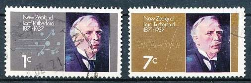 NEW ZEALAND   - 1971     Lord Rutherford, Scientist  -    FINE USED
