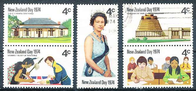 NEW ZEALAND   - 1973  New Zealand Day   SET  -    FINE USED