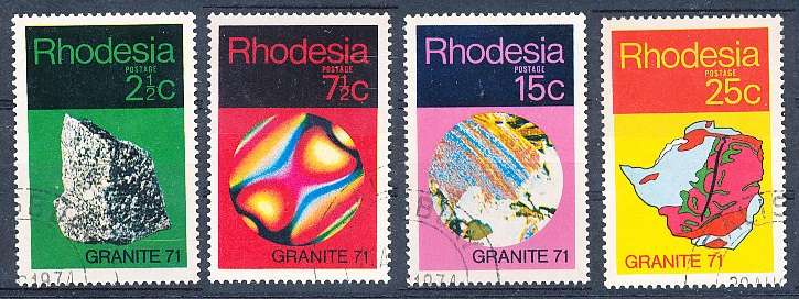 RHODESIA   - 1971  Geological Congress  SET  -   FINE USED