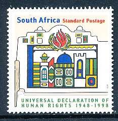 RSA  - 1998 -    Human Rights   FINE  MINT