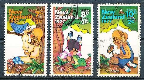 NEW ZEALAND   - 1977   Health Stamps   SET -   FINE USED