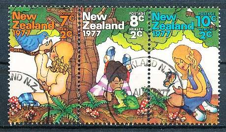 NEW ZEALAND   - 1977   Health Stamps   SET -   FINE USED