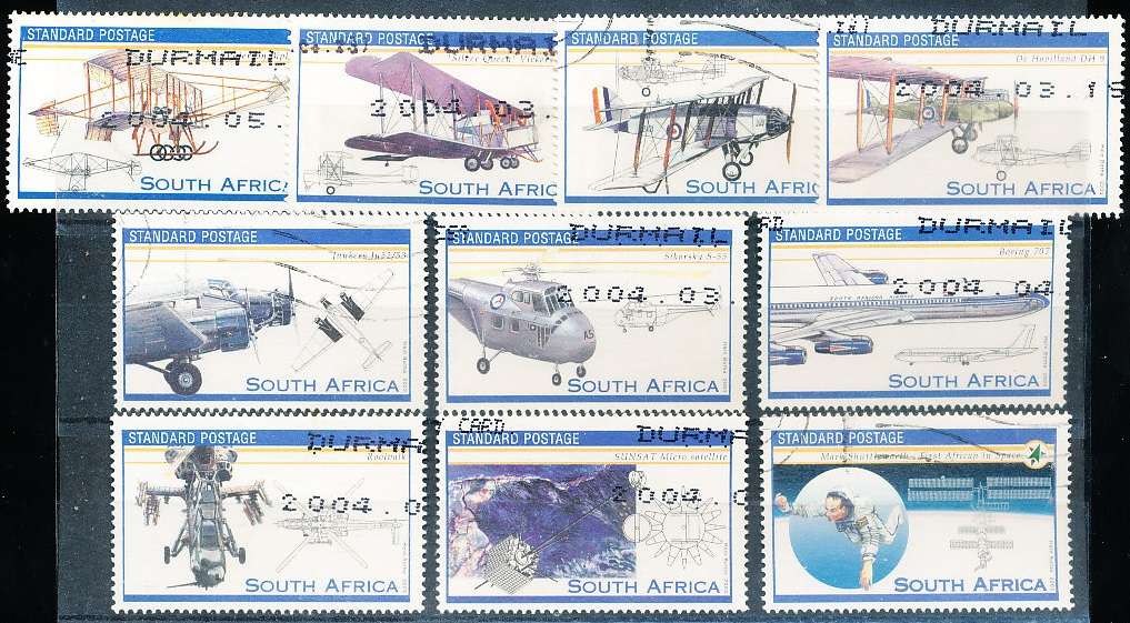 RSA -  2003  -   Powered Flight  SET  - FINE  POSTALLY  USED