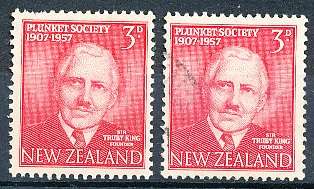 NEW ZEALAND   - 1957   Plunket Society   -  FINE MINT and USED