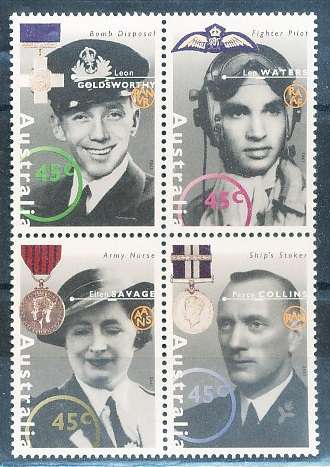 AUSTRALIA  1994 -   Personalities from the World War II   SET   -   FINE  MINT
