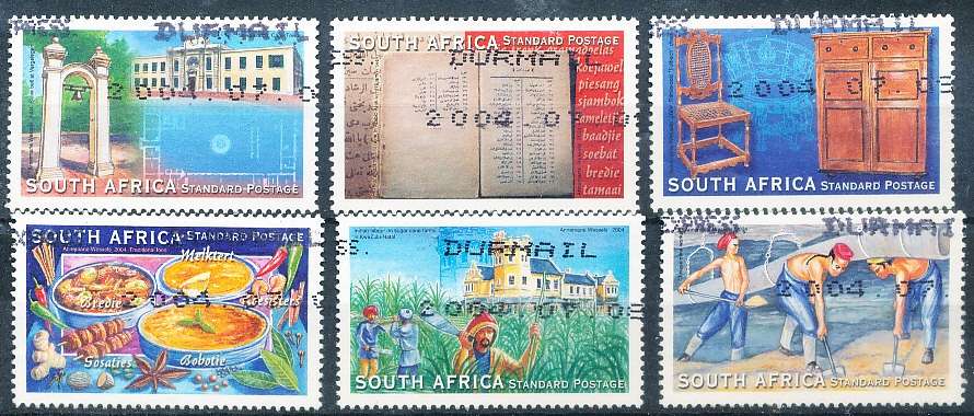 RSA -  2004  -   Legacy of Slaves  SET  - FINE  POSTALLY USED