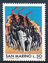 SAN MARINO  1975  -  Refugee Flight   SINGLE ISSUE     - FINE  MINT