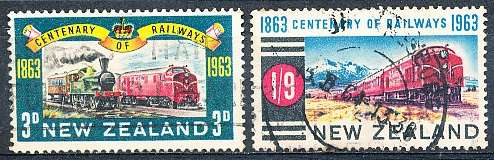 NEW ZEALAND   - 1963   New Zealand Railway   -  FINE USED