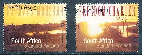 RSA -  2005  -   Freedom Charter  SET  - FINE  POSTALLY USED