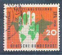 GERMANY  1956   - Police Exhibition  -  FINE USED