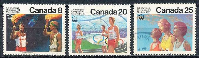CANADA  1976  - Olympic Games - Montreal    FULL  SET -   FINE  USED
