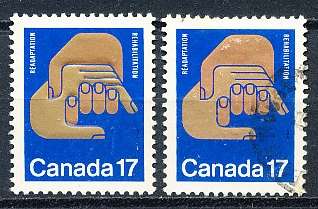 CANADA  1980  -   Rehabilitation    -  FINE  MINT and USED