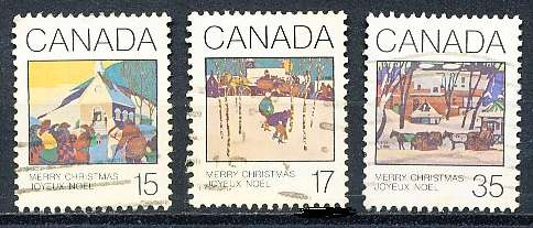 CANADA  1980  -  Christmas   FULL  SET -    FINE USED