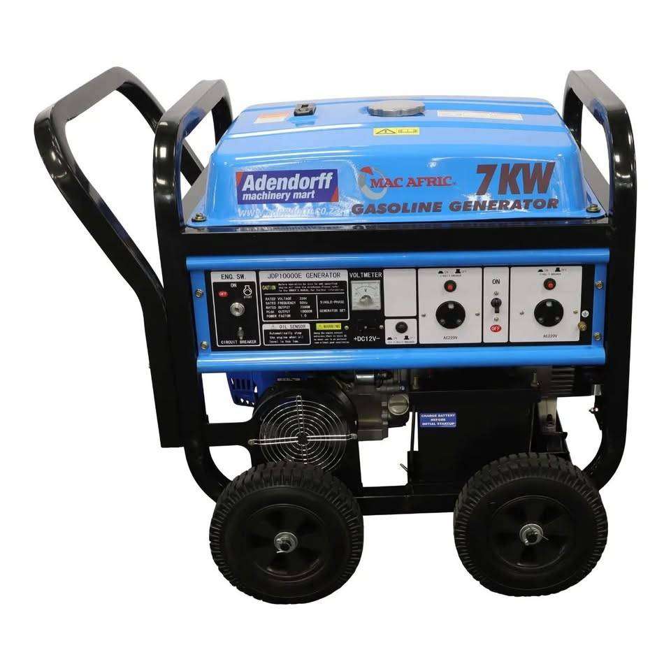 MAC AFRIC 8.75 kVA (7 KW) Standby Petrol Generator