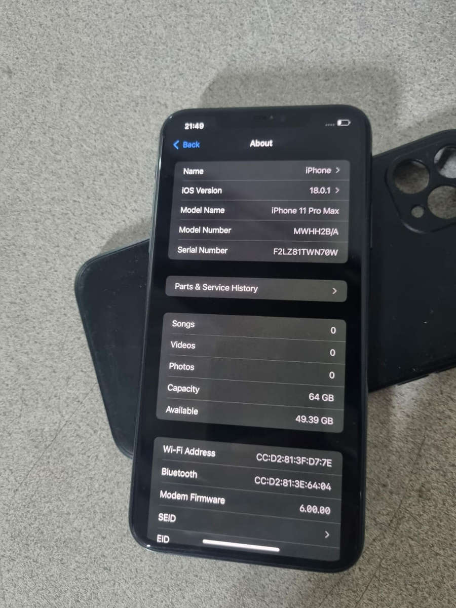 iPhone 11 Pro Max Grey 64GB