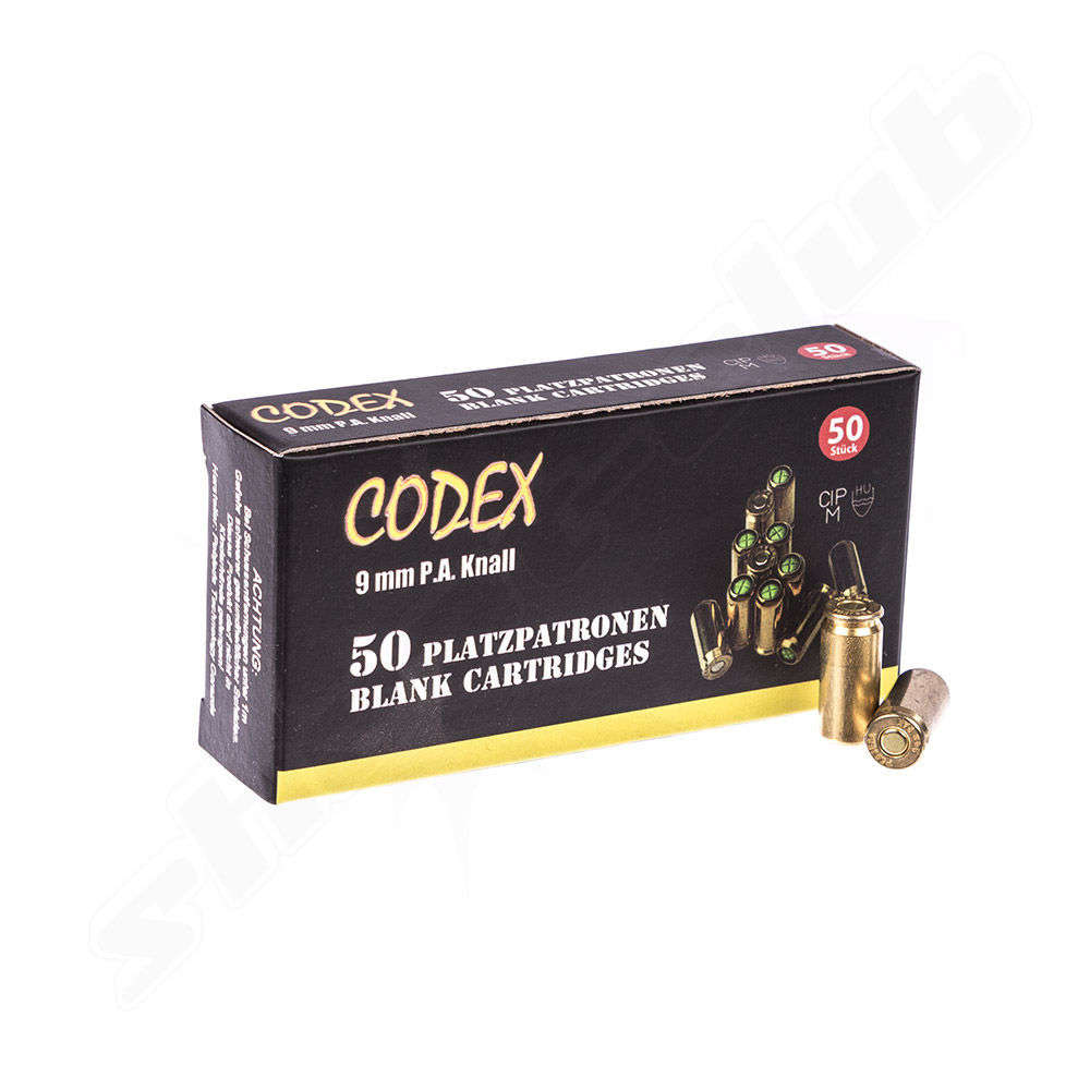 Codex Gold 9mm Blanks 50pc