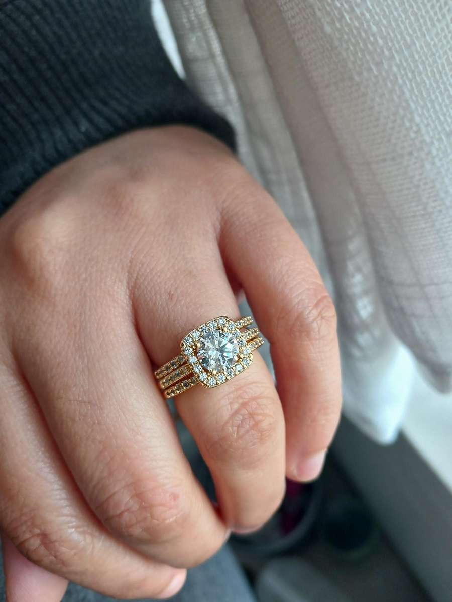 Boho-Chic 2pcs Ring Set For Women - Zinc Alloy, Perfect For Daily Wear & Engagement/Wedding