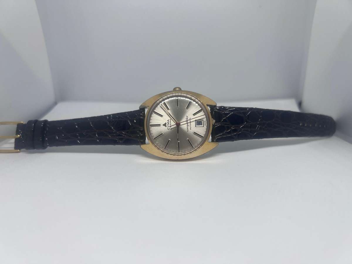*RARE* Cyma by Synchron 1970s Vintage Watch 35mm. In house Synchron Movement.