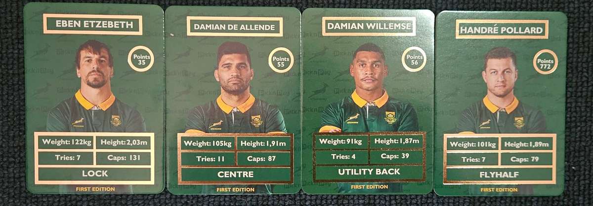 Rugby cards Pick n Pay New edition 1
