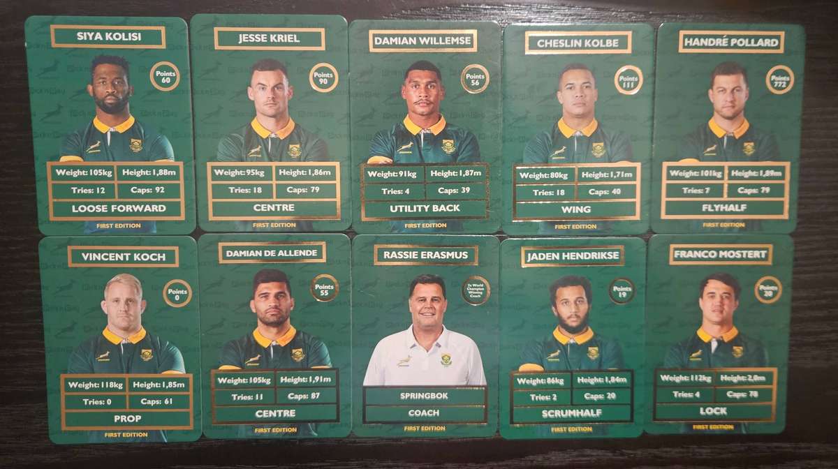 Rugby cards Pick n Pay New edition 1