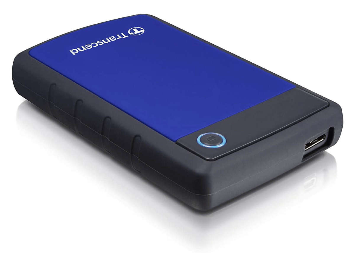 2TB EXTERNAL HARD DRIVE TRANSCEND STOREJET 25H3 Blue