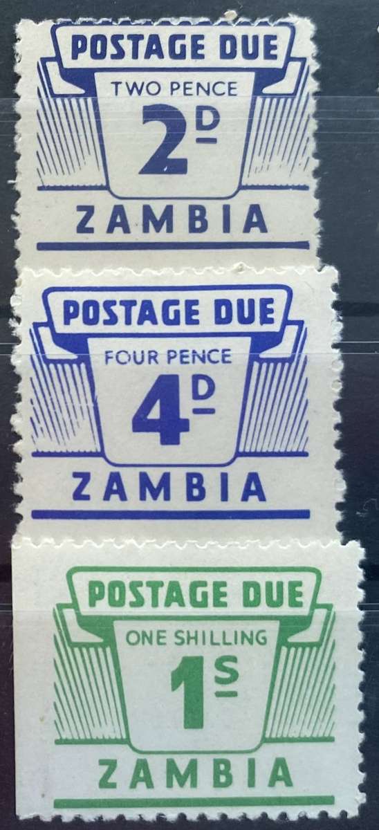 1964 Zambia - Postage Due