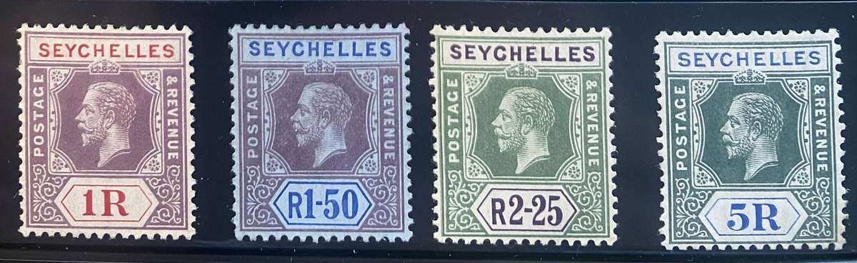 1917 - 1928 Seychelles KG V