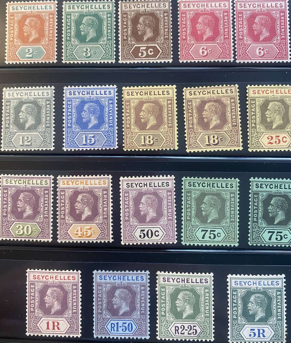 1917 - 1928 Seychelles KG V