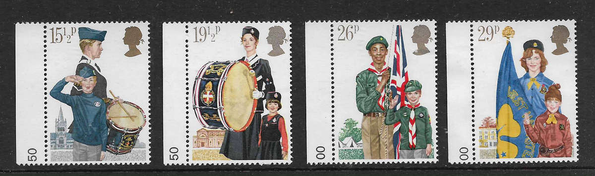 Great Britain 1982 Youth Organisations with border