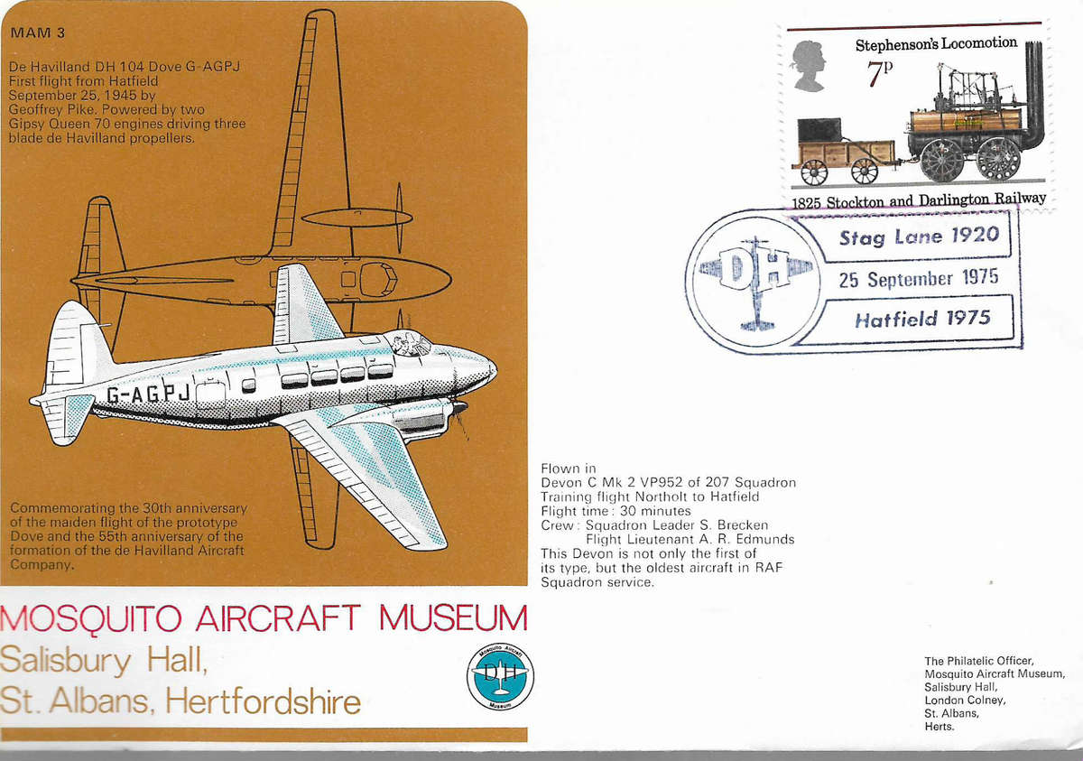 Great Britain 1975 Flown Cover