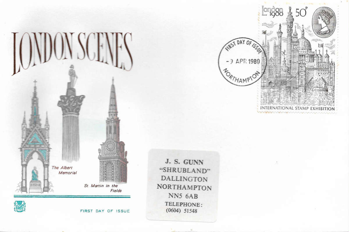 Great Britain 1980 London Stamp Exhibition FDC