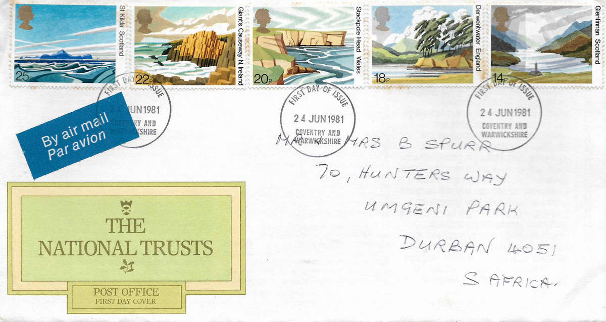 Great Britain 1981 National Trust FDC