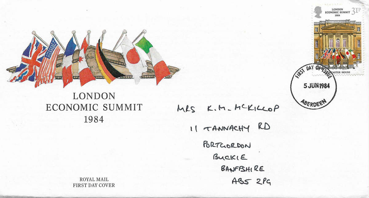 Great Britain 1984 Economic Summit FDC
