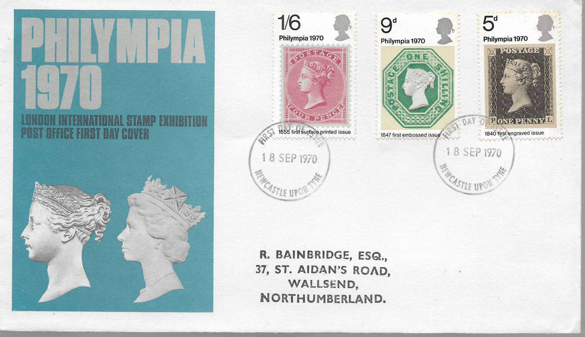 Great Britain 1970 Philympia FDC