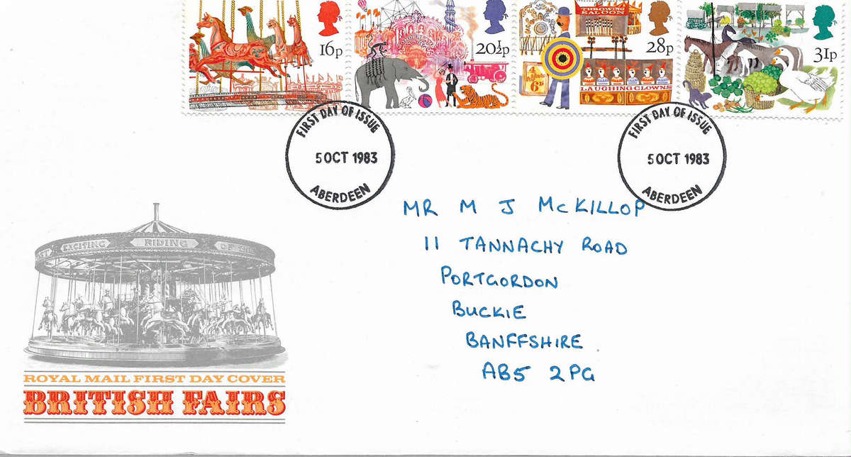 Great Britain 1983 British Fairs FDC