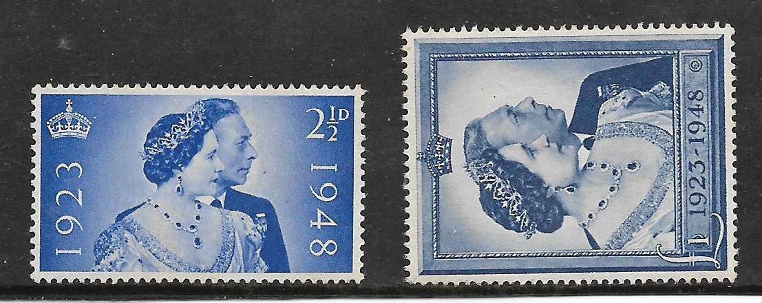 Great Britain 1948 Silver Wedding Anniversary