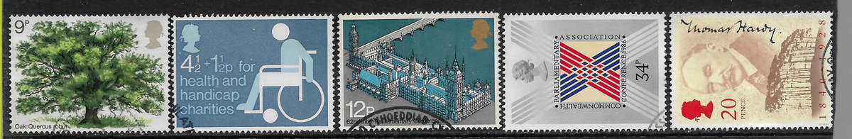 Great Britain Selected single issues