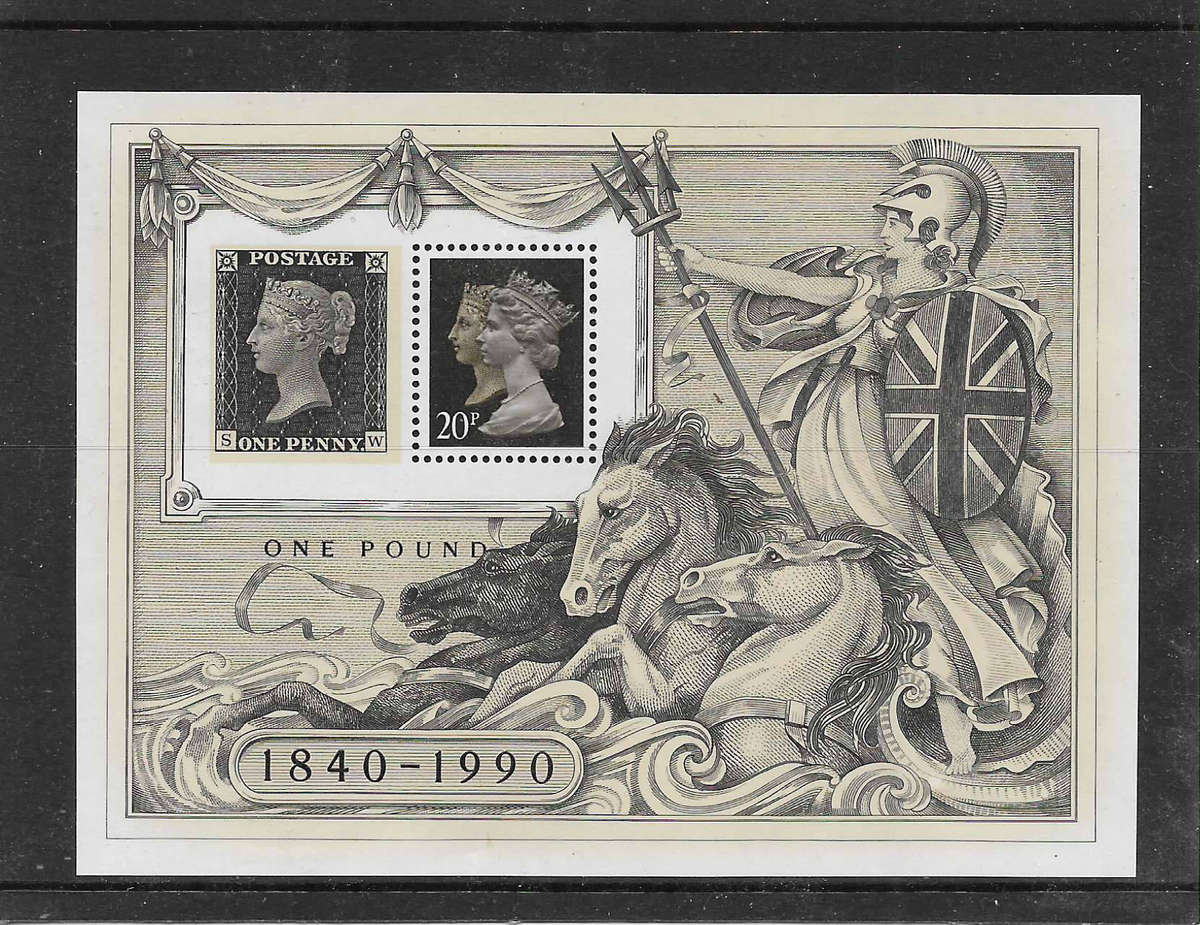 Great Britain 1990 London Stamp Exhibition Mini Sheet