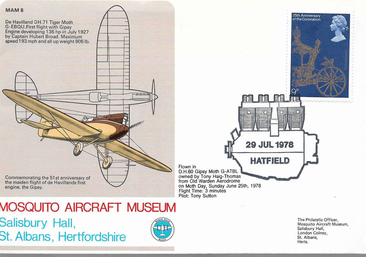 Great Britain 1978 Flown Cover