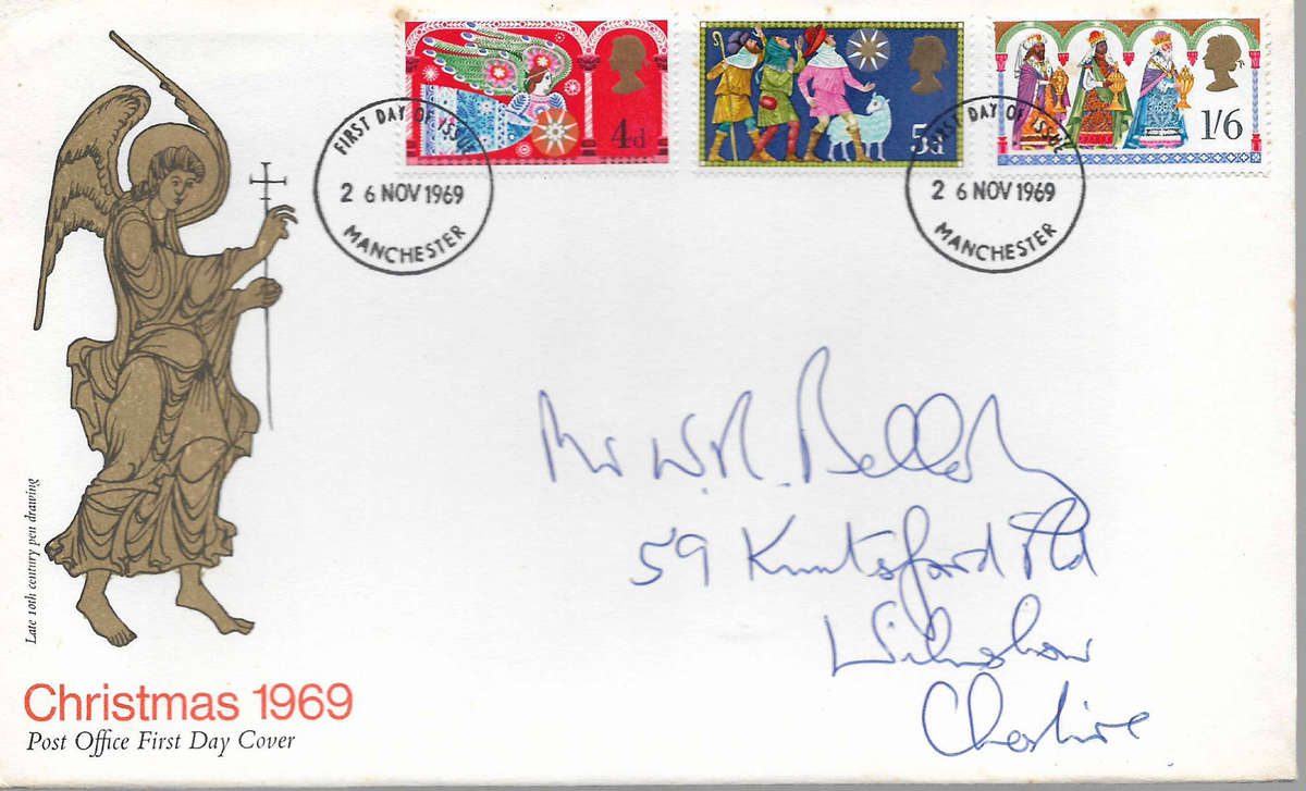Great Britain 1969 Christmas FDC