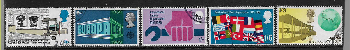 Great Britain 1969 Anniversaries