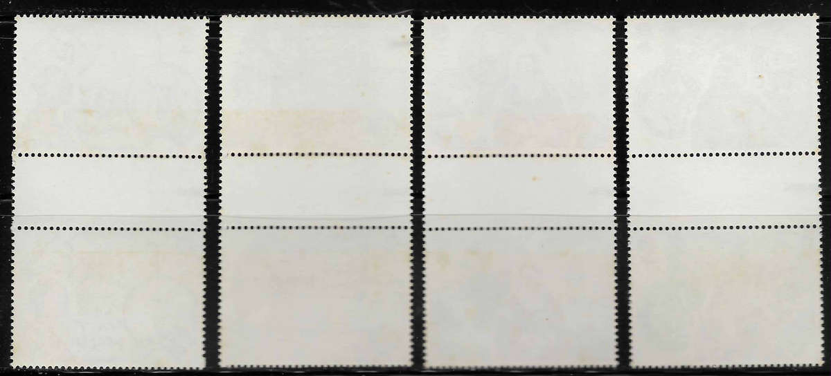 Great Britain 1987 Victoria's Accession gutter pairs