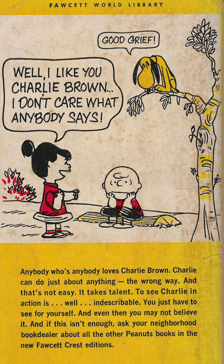We're on your side, Charlie Brown