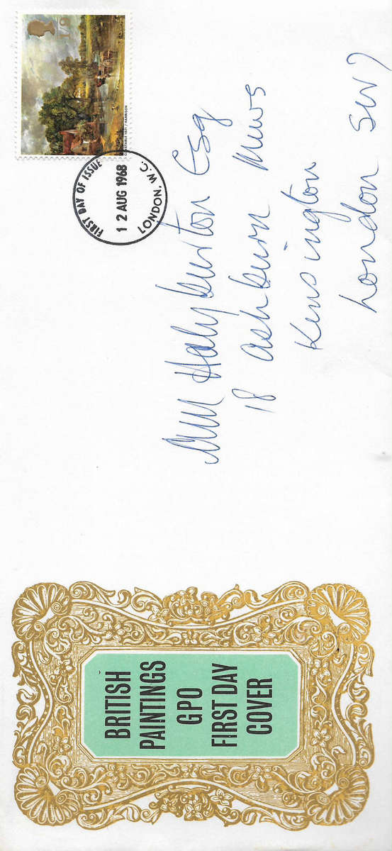 Great Britain 1968 British Paintings FDC