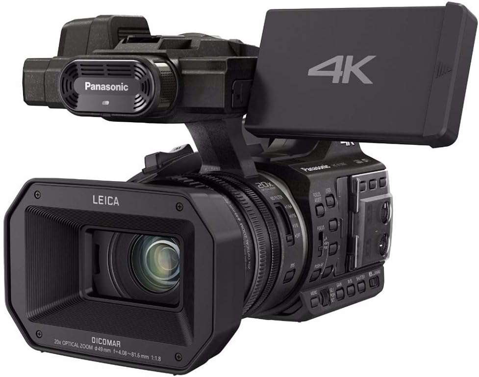 Panasonic HC-X1000 4K Ultra HD 60p/50p Professional Video Camera Camcorder, 20x Optical Zoom,Black