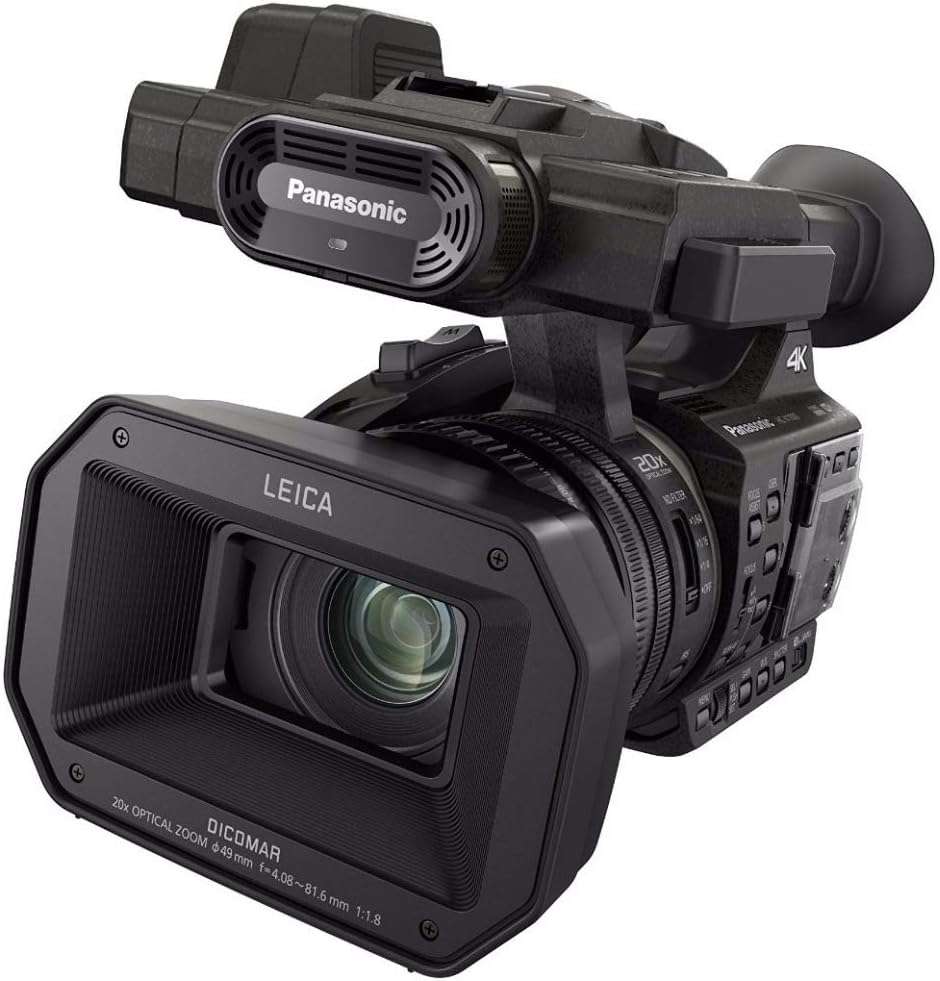 Panasonic HC-X1000 4K Ultra HD 60p/50p Professional Video Camera Camcorder, 20x Optical Zoom,Black