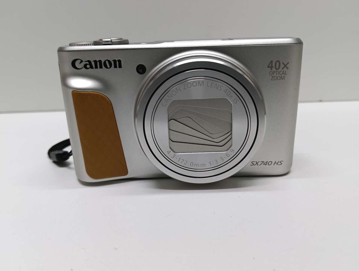 Canon Powershot SX740 HS Digital Camera with 4K video (Silver)